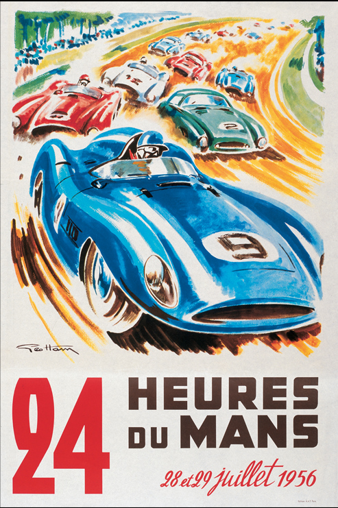 Le Mans 1956 løbsplakat