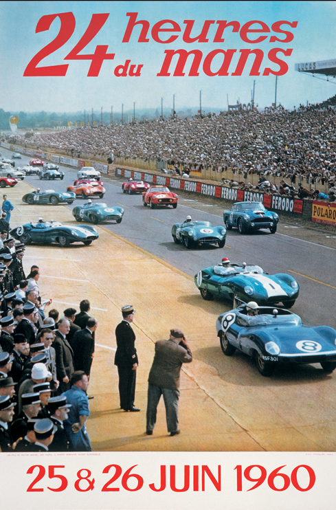Le Mans 1960 race poster