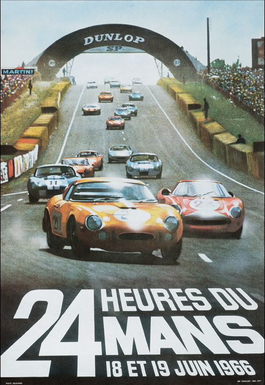 Le Mans 1966 løbsplakat