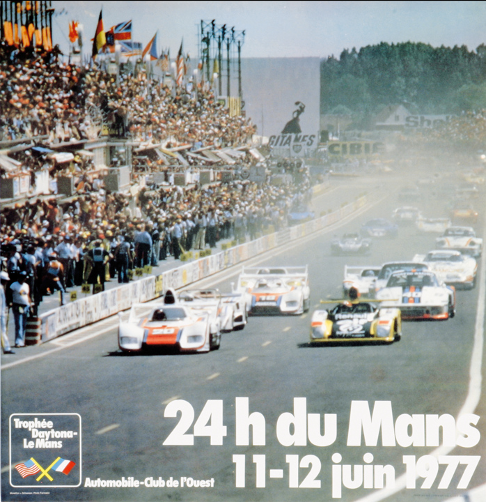 Le Mans 1977 race poster