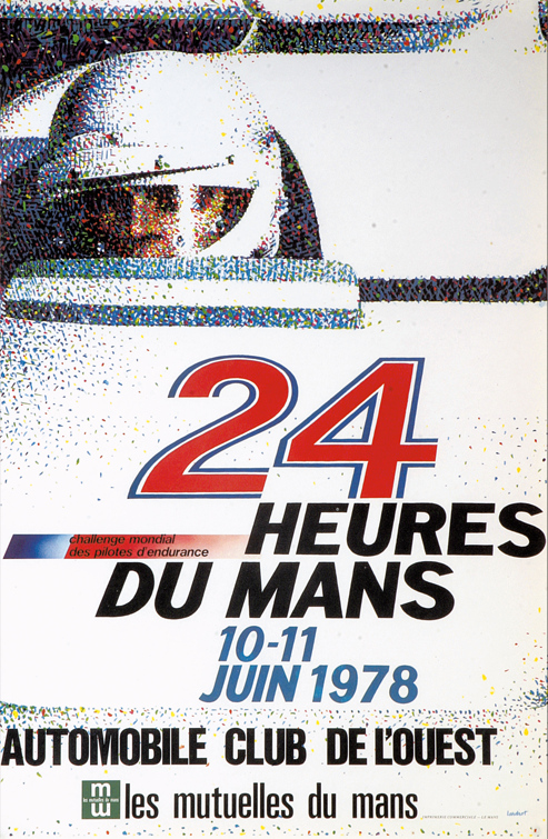 Le Mans 1978 race poster