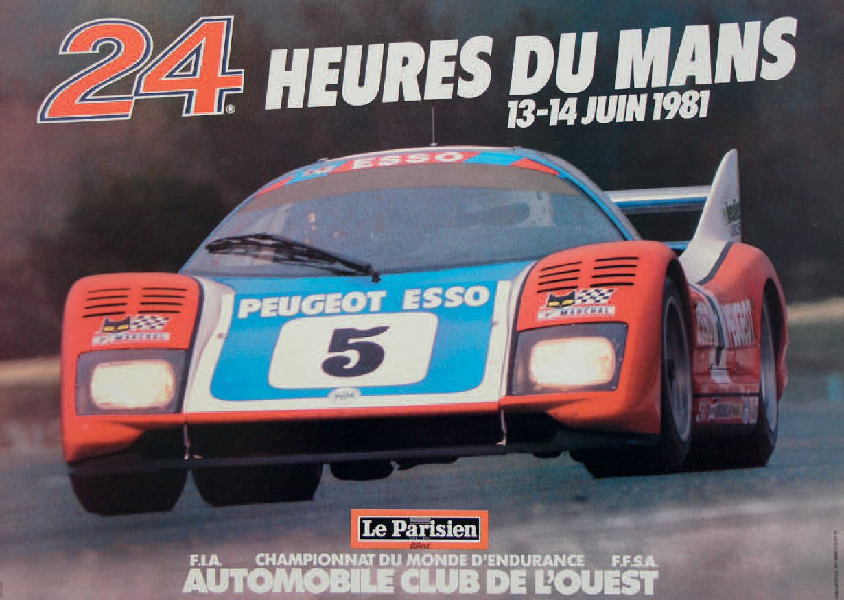 Le Mans 1981 race poster