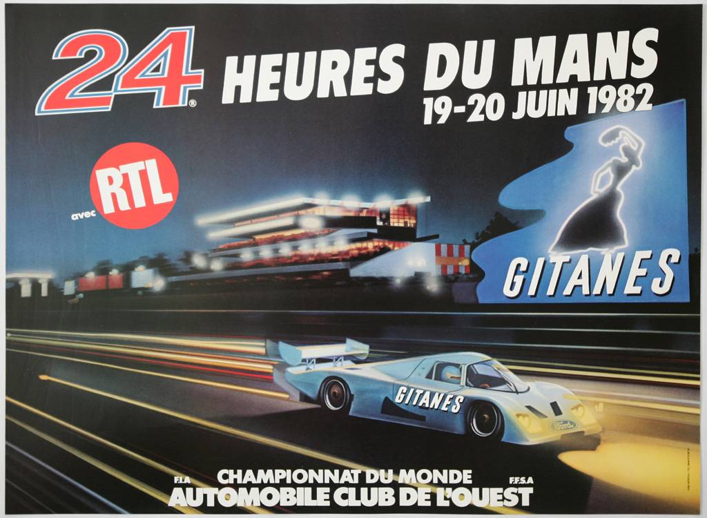 Le Mans 1982 race poster