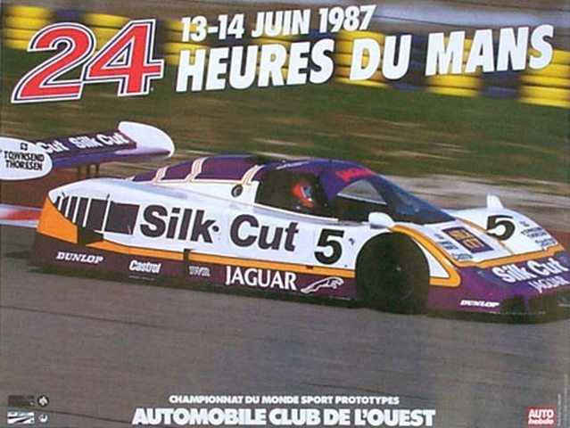Le Mans 1987 løbsplakat