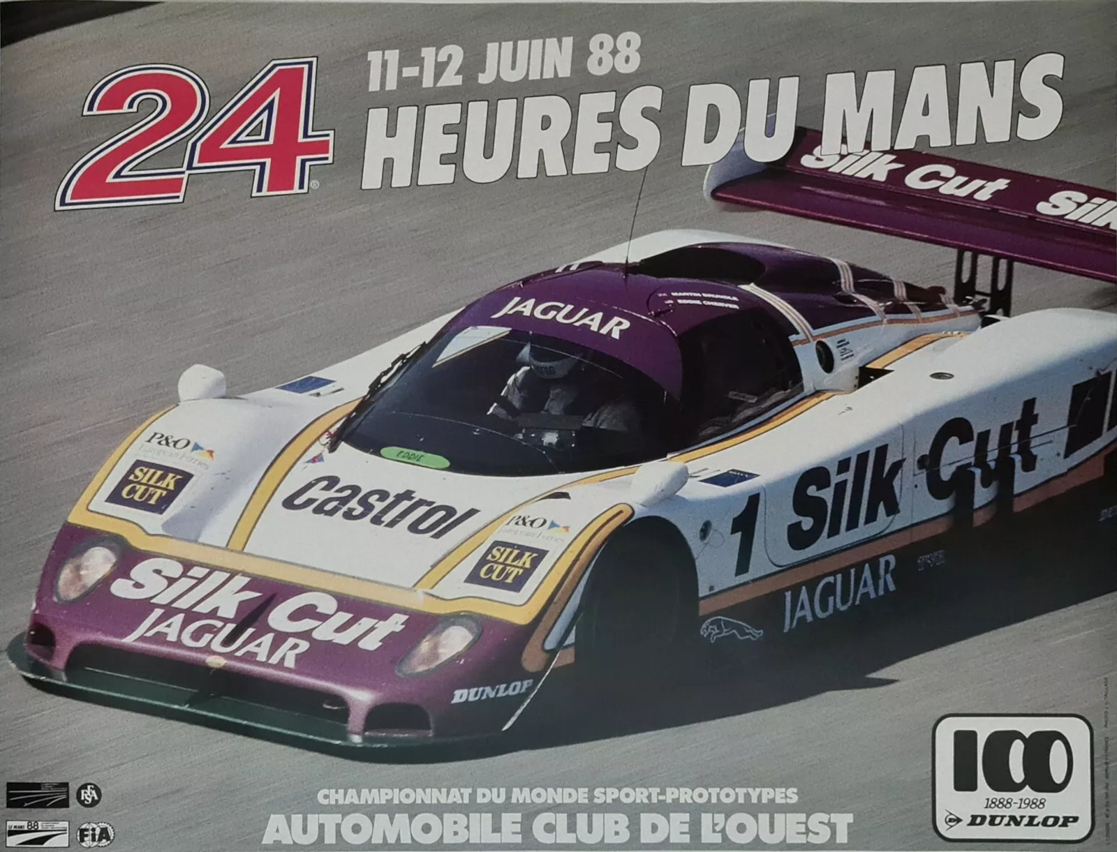 Le Mans 1988 løbsplakat