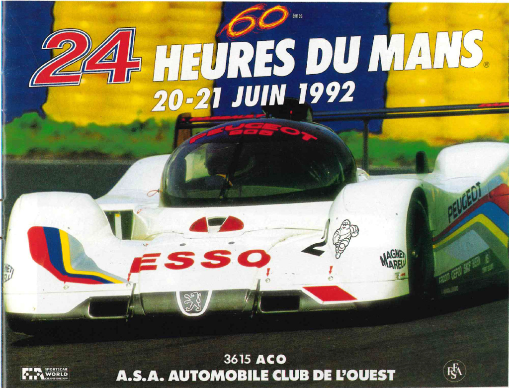 Le Mans 1992 løbsplakat