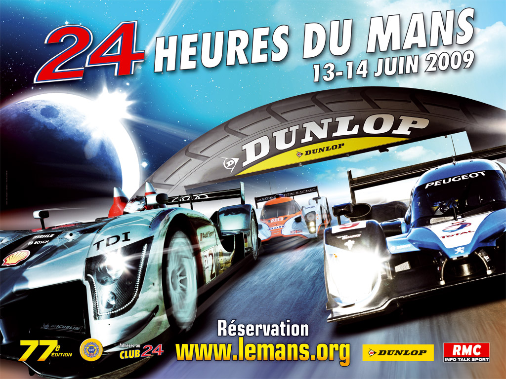 Le Mans 2009 race poster