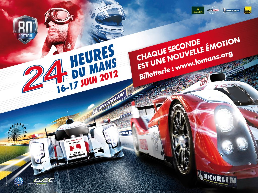 Le Mans 2012 løbsplakat