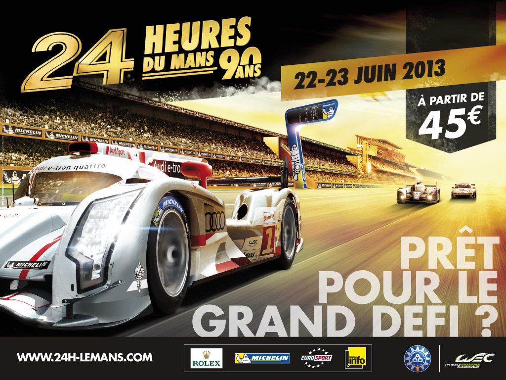 Le Mans 2013 løbsplakat
